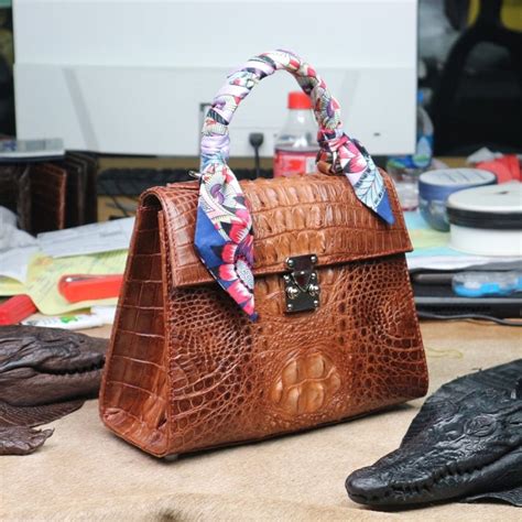 fake crocodile leather bags|genuine crocodile bag.